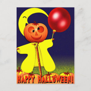 Cartão Postal Cartão-postal de Feliz Halloween