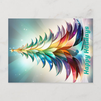 Cartão Postal Cartão-postal de feriados felizes personalizados.