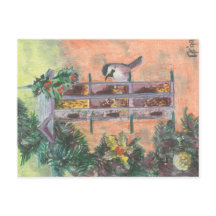 Cartão-postal de Férias Birdie