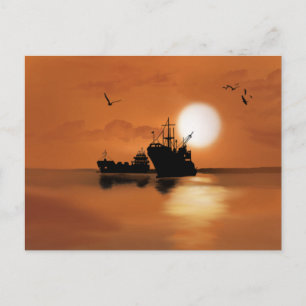 Cartão Postal Cartão-postal de fim de dia