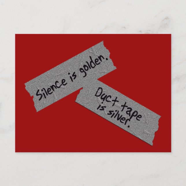 Cartão Postal Cartão-postal de fita Duct (Frente)