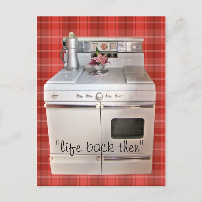 Cartão Postal Cartão-postal de fogão antigo 31413- personalizar (Frente)