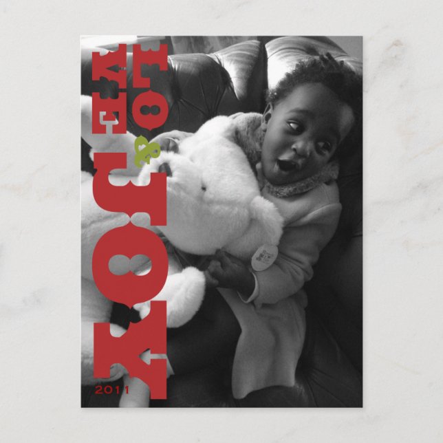 Cartão Postal Cartão-postal de Foto de Amor e Joy (Frente)