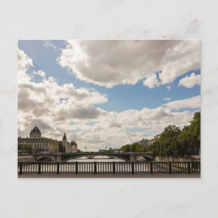 Cartão Postal Cartão-postal de foto do Perfect Paris Skies