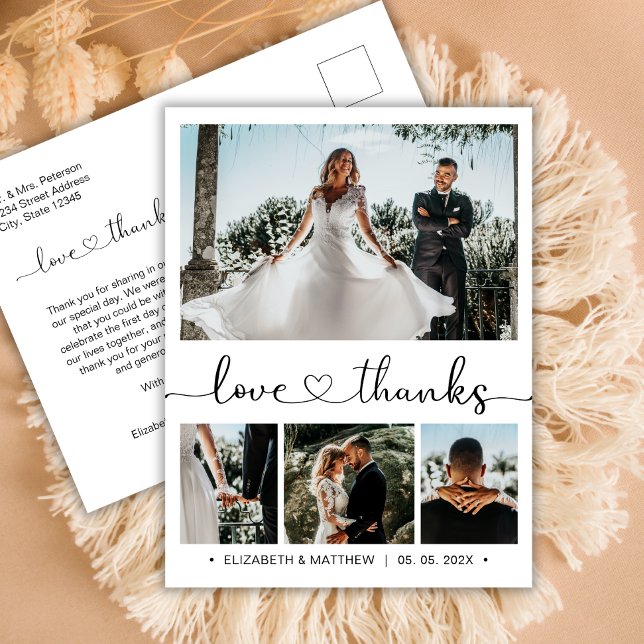 Cartão Postal Cartão-postal de Foto para o casamento do Orçament (Criador carregado)