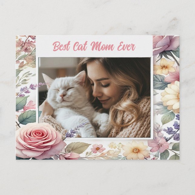 Cartão Postal Cartão-postal de foto personalizado para o quadro  (Frente)