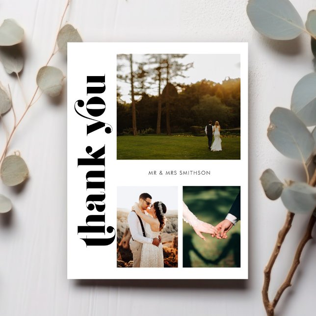 Cartão Postal Cartão-postal de Foto Retroativa Obrigado (Criador carregado)