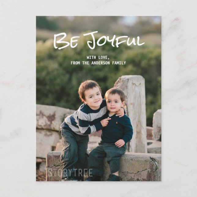 Cartão Postal Cartão-postal de Foto Simples Branco (Frente)