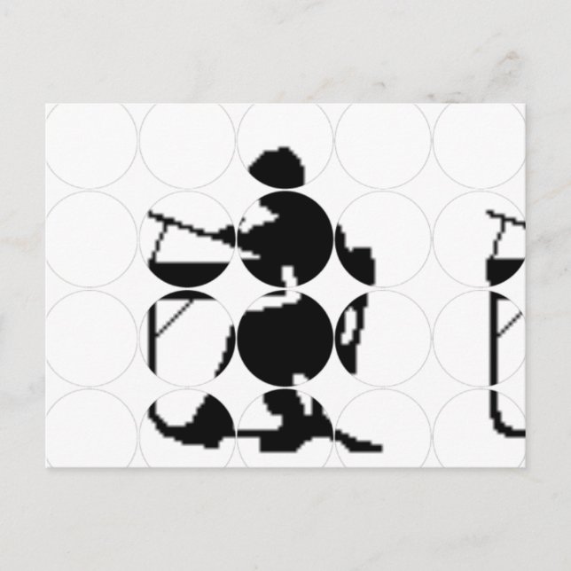 Cartão Postal Cartão-postal de fotografia circular (Frente)