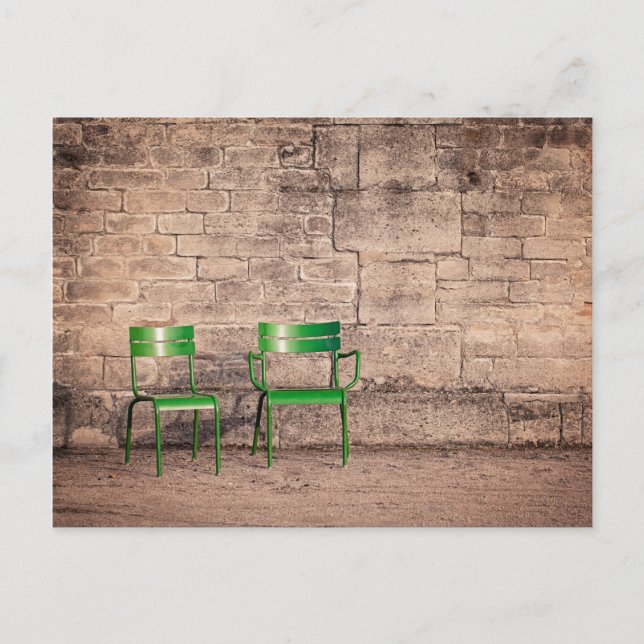 Cartão Postal Cartão-postal de fotos das cadeiras clássicas do P (Frente)