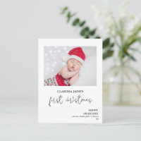 Cartão-postal de fotos para caligrafia natalícia