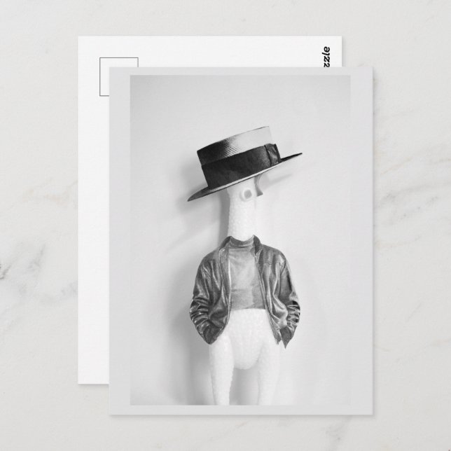 Cartão Postal Cartão-postal de frango de borracha (Frente/Verso)