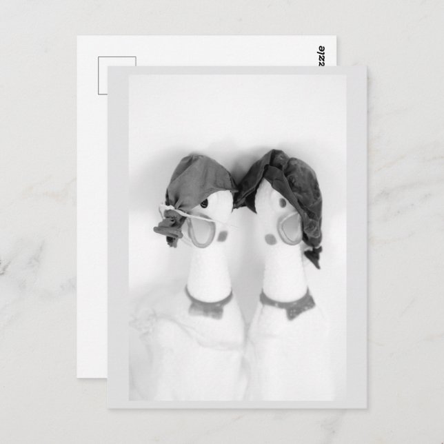 Cartão Postal Cartão-postal de frango de borracha (Frente/Verso)