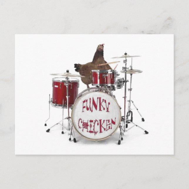 Cartão Postal Cartão-postal de frango Engraçado (Frente)