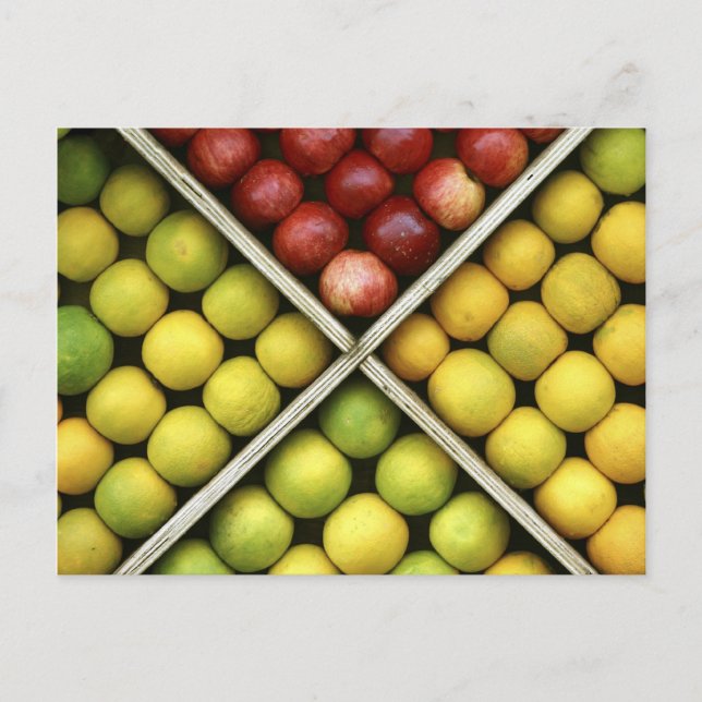 Cartão Postal Cartão-postal de fruta e Comida 10 (Frente)