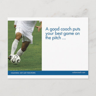 Cartão Postal Cartão-postal de futebol