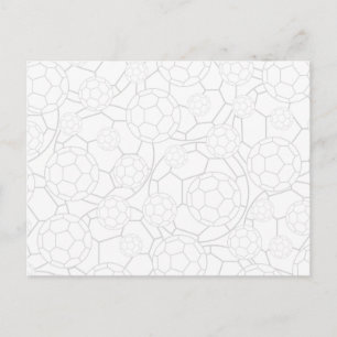 Cartão Postal Cartão-postal de futebol do Tonal Soccer