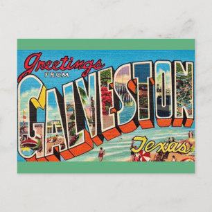 Cartão Postal Cartão-postal de Galveston Texas