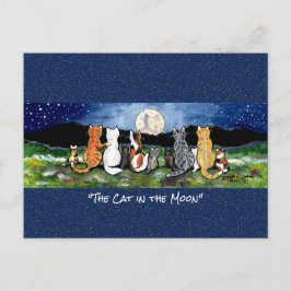 Cartão Postal Cartão-postal de gata branca