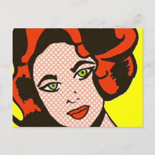 Cartão Postal Cartão-postal de ginger Snap Comic Book (Frente)