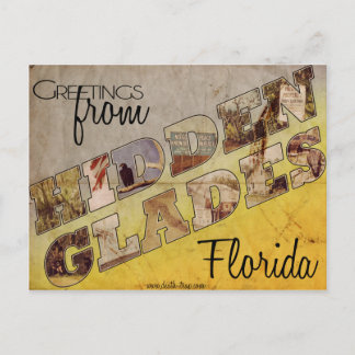 Cartão Postal Cartão-postal de Glades Raros Ocultos