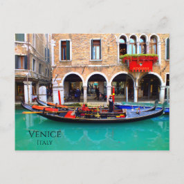 Cartão Postal Cartão-postal de Gondoliers veneziana
