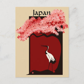 Cartão Postal Cartão-postal de guindaste japonês
