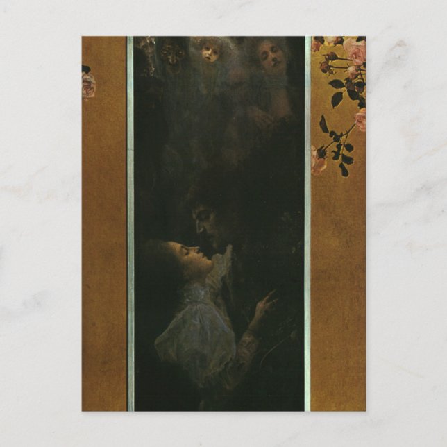 Cartão Postal Cartão-postal de Gustav Klimt (Frente)
