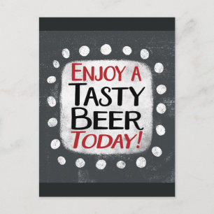 Cartão Postal Cartão-postal de hoje para uma cerveja tranquila
