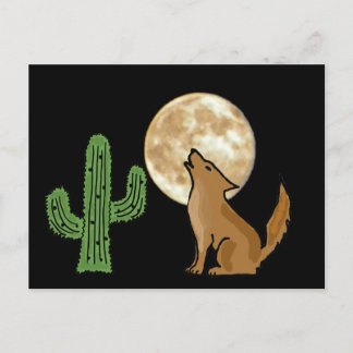 Cartão Postal Cartão-postal de Howling Coyote