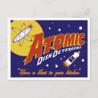 Cartão-postal de idade atômica: Detergente de Dish