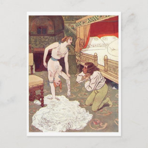 Cartão Postal Cartão-postal de ilustração clássico