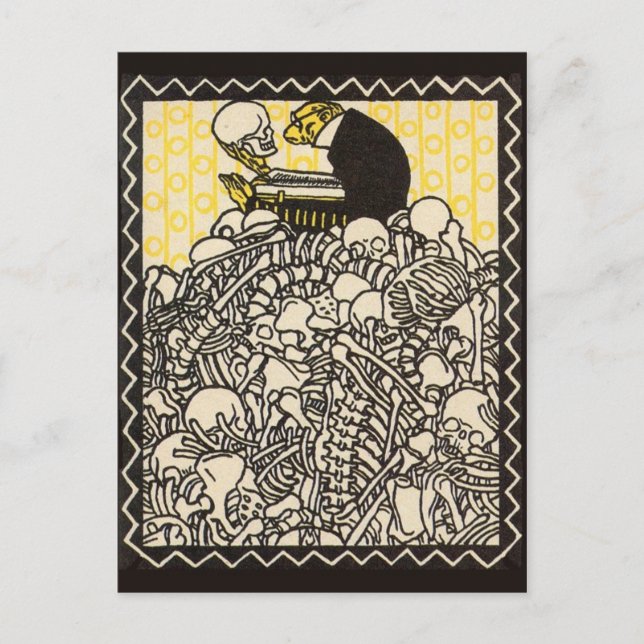 Cartão Postal Cartão-postal de Ilustração Clássico (Frente)