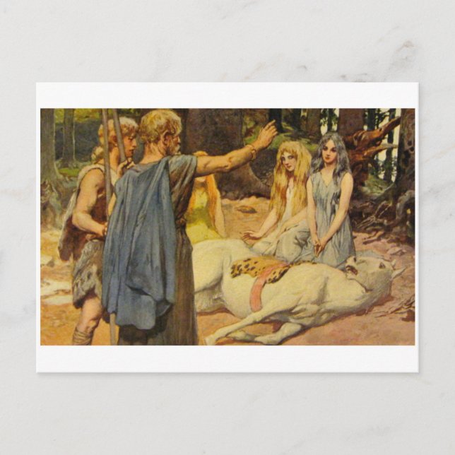 Cartão Postal Cartão-postal de Ilustração Clássico (Frente)