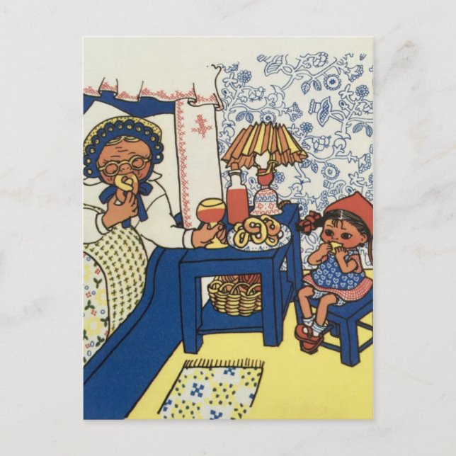 Cartão Postal Cartão-postal de Ilustração Clássico (Frente)