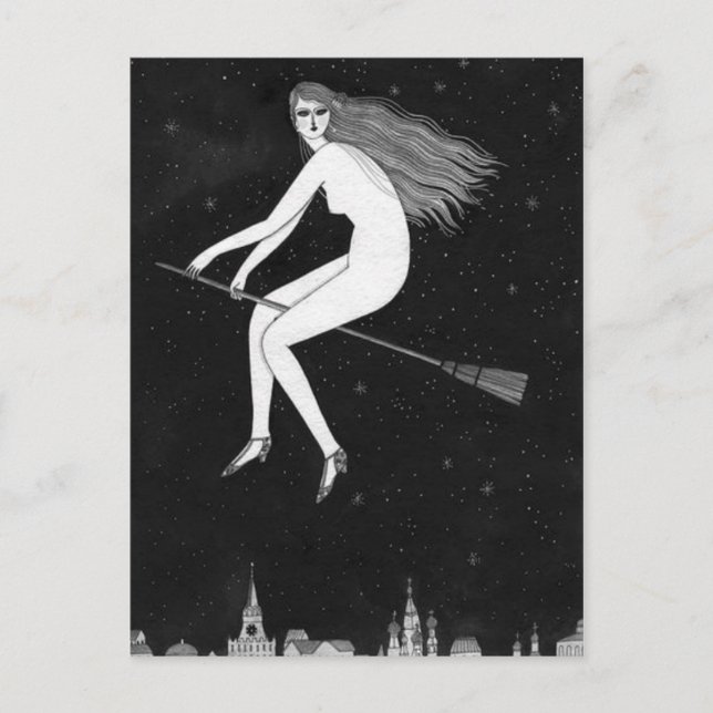 Cartão Postal Cartão-postal de ilustração clássico (Frente)