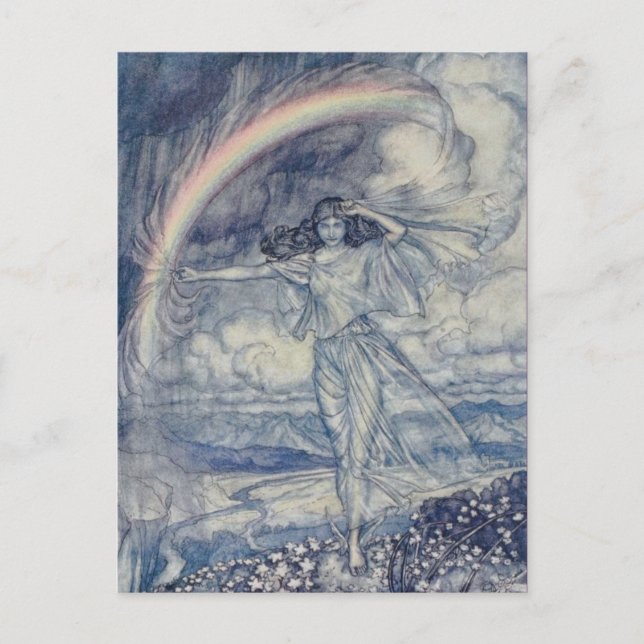 Cartão Postal Cartão-postal de ilustração clássico (Frente)