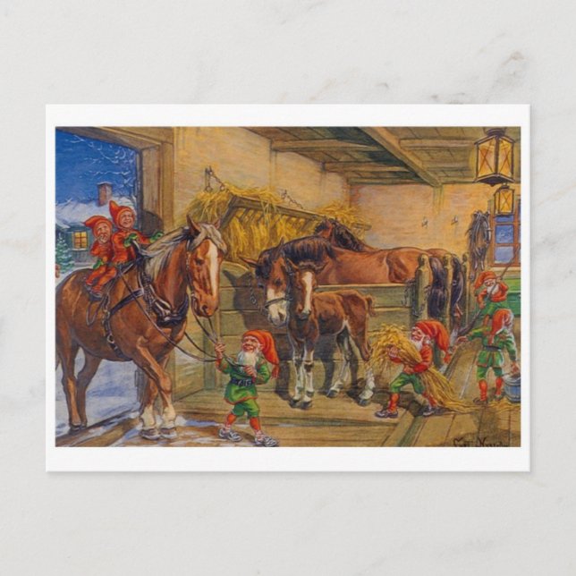 Cartão Postal Cartão-postal de Ilustração Clássico (Frente)