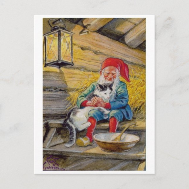 Cartão Postal Cartão-postal de ilustração clássico (Frente)