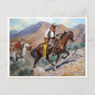 Cartão Postal Cartão-postal de ilustração clássico