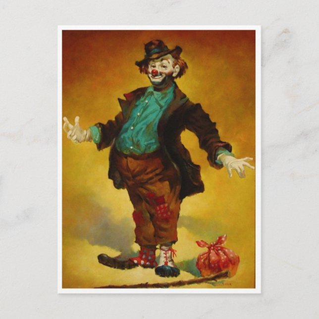 Cartão Postal Cartão-postal de Ilustração Clássico (Frente)