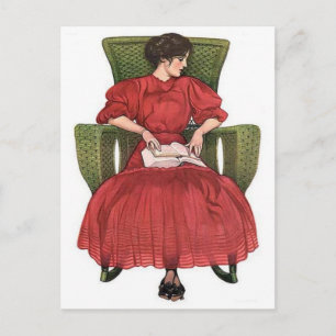 Cartão Postal Cartão-postal de ilustração clássico