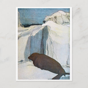 Cartão Postal Cartão-postal de ilustração clássico