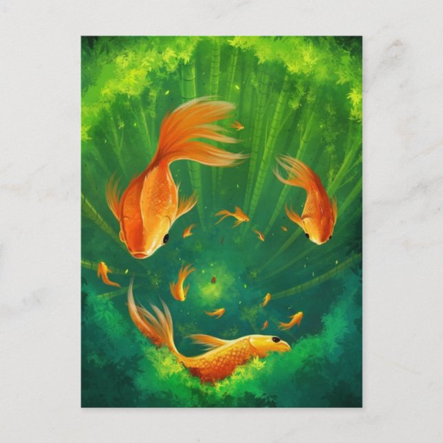 Cartão Postal Cartão-postal de Ilustração Clássico (Frente)