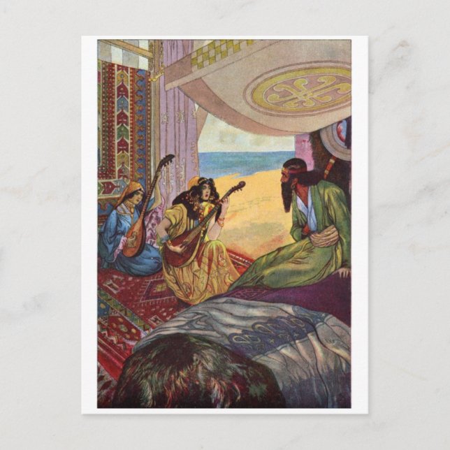 Cartão Postal Cartão-postal de Ilustração Clássico (Frente)