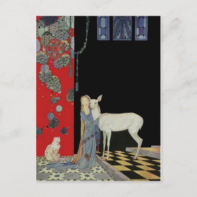 Cartão Postal Cartão-postal de Ilustração Clássico (Frente)