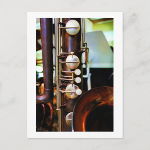 Cartão Postal Cartão-postal de instrumento musical