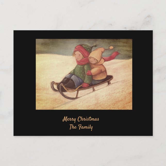 Cartão Postal Cartão-postal de inverno (Frente)
