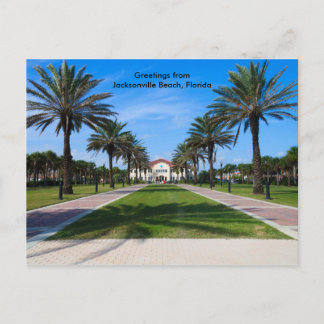 Cartão Postal Cartão-postal de Jacksonville Beach, Flórida