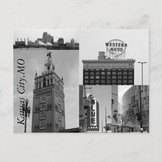 Cartão Postal cartão-postal de Kansas City (Frente)